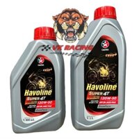 Nhớt Caltex Havoline Super 4T -  20w50 - 0.8L 1.0L - xe số xe côn tay