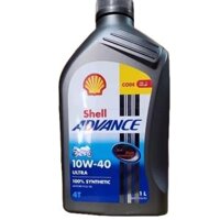 Nhớt cao cấp Shell Advance Ultra 10W40 tổng hợp 100%