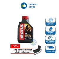 Nhớt cao cấp xe tay ga Motul Scooter Power LE 5W40 800ml tặng Cao su lót chân chống xe máy
