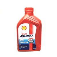 NHỚT ĐỘNG CƠ 4T CAO CẤP SHELL ADVANCE AX3 20W50 800ml