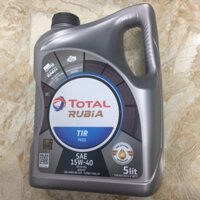 Nhớt động cơ Total RUBIA TIR 7400 15W40 5L - Dầu nhớt Total