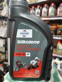 nhớt fuchs silkolene PRO 4 XP 10W-40 CAO CẤP nhập khẩu anh quốc cho xe tay col