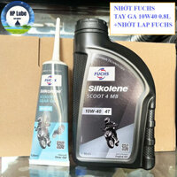 Nhớt Fuchs Silkolene Xe Tay Ga Scoot 4 10w40 800ml Bán Tổng Hợp Kèm Nhớt Lap Fuchs Cao Cấp Chính Hãng