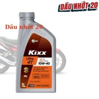 Nhớt Kixx 10W40 Fully Synthentic tổng hợp hoàn toàn chai 1L nhập khẩu Hàn Quốc 800ML
