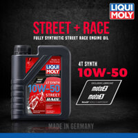 Nhớt Liqui Moly Motorbike Synth 4T 10W50 chuyên dùng cho các dòng xe côn tay, xe PKL