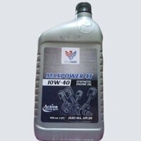 Nhớt Maxlube Power 10W40 - Dầu nhớt xe máy nhập khẩu Mỹ, chai 946ml