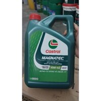 Nhớt máy chính hãng Castrol Magnatec 10W-40 4lít mẫu mới 2024 có lớp niêm tem bảy màu chống hàng giả