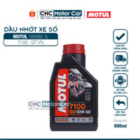 Nhớt Motul 10W50 1L - 7100 4T dành cho các dòng xe số