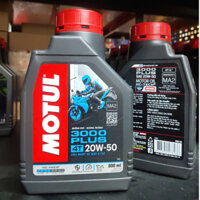 Nhớt motul 3000 plus 20w50 0.8ML - 1L - xe số xe côn tay