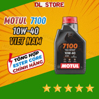 Nhớt MOTUL 7100 10w40 100% tổng hợp ester core dành cho xe số, xe côn tay, xe mô tô PKL