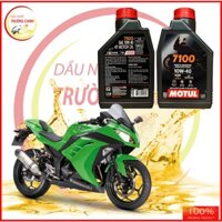 Nhớt Motul 7100 10W40 Chai 1.2L tổng hợp dành cho xe số xe côn