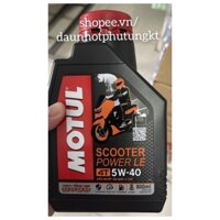 Nhớt Motul Scooter Power LE 5W40 4T chuyên dùng cho xe tay ga mới nhất hiện nay