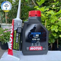 Nhớt Motul Xe Tay Ga Motul Scooter LE 4T 10W40 800ml Màu Xanh Dương Chính Hãng Nhập Khẩu
