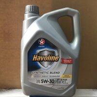 Nhớt Ô tô động cơ xăng Havoline® Synthetic Blend 5W-30 / 4L