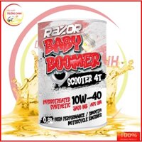 Nhớt Razor Baby Boomer Scooter 4T 10W40 SM tổng hợp dành cho xe ga