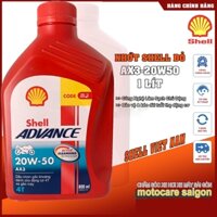 NHỚT SHELL ADVANCE AX3 20W-50 1L Nhớt dành cho xe số