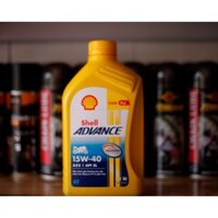 NHỚT SHELL ADVANCE AX5 15W40 DÀNH CHO XE SỐ 1L