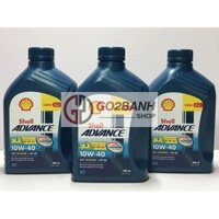 Nhớt Shell Advance Ax7 10W40 xe tay ga