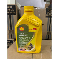 Nhớt Shell Advance Fuel Save 10W30 tiết kiệm nhiên liệu dành cho xe số, tay côn