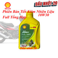 Nhớt Shell Advance Fuel Save 10W30 tiết kiệm nhiên liệu dành cho xe số, tay côn