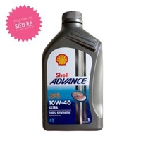 Nhớt shell advance Ultra 10w40 châu Âu