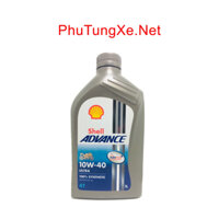 Nhớt Shell Advance Ultra 10w40 dung tích 0.8L & 1L cho xe số, xe tay côn