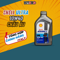 Nhớt Shell Advance Ultra 10w40 Châu Âu (Tem 2 lớp)