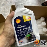 Nhớt Shell Advance Xe Công Nghệ Tech Bike 10W40 800ml Chính Hãng