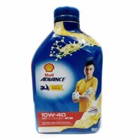 Nhớt shell ax7 giành cho xe tay ga 10w40/ 800ml