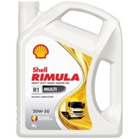 NHỚT SHELL RIMULA R1 MULTI 20W-50 4LÍT [Xe Hơi]