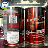 Nhớt Super SYN 10w40 cho Xe Ga 946ml, Nguyên liệu nhập khẩu từ Mỹ- Cam Kết Chính Hãng