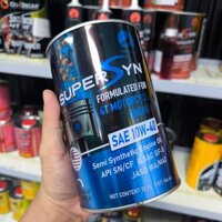 Nhớt Super Syn Wolf Chemicals USA Sói Xanh 10w40 API SN MA2. Dành Cho Xe Số, Xe Côn Tay.