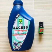 Nhớt thơm xe 2 thì access mekong 1 lít và tinh dầu thơm singum 10ml
