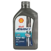 Nhớt tổng hợp cao cấp SHELL ADVANCE ULTRA 10W40 1L hàng châu âu chính hãng