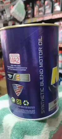 Nhớt TOP1 MC SAE 20W-50 Lon Tròn JASO MA2 USA 1L xe số mẫu mới