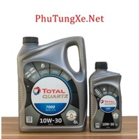 Nhớt Total Quartz 7000 10w30 combo chai 6L + 1L