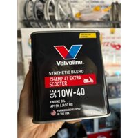 Nhớt Valvoline Champ 4T Extra Scooter, 10w40 ( SN/MB),  dành cho xe ga - 800ml  (Hàng chính hãng)