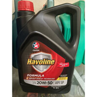 Nhớt Xe con Caltex Havoline 20W50 - 4 Lít Chính Hãng
