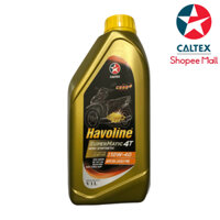 Nhớt xe ga bán tổng hợp Caltex Havoline SuperMatic4T Semi Synthetic 10w40 [ 1L ]