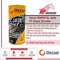 Nhớt xe ga tổng hợp toàn phần Oscar 10W40 SL Jade 4T Super Scooter Fully Synthetic 1L