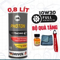 Nhớt Xe Máy Drivol 10W30 PHOTON Racing, Fully Synthetic, Thương Hiệu Đức, Nhớt Xe Honda