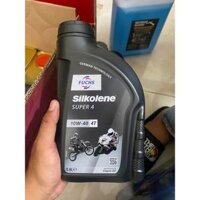 Nhớt Xe Máy Fuchs Silkolene 10w40 Super 4 10W40 0.8L/1L