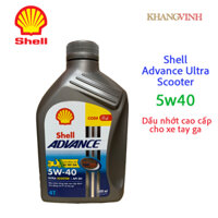 Nhớt xe máy Shell Advance Ultra Scooter 5W40 0.8L - Sản xuất tại VN