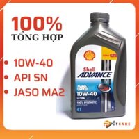 Nhớt Xe Máy Shell Advance Ultra 10W40 Nhập Khẩu Chính Hãng Có Chiết Lẻ - 1L1