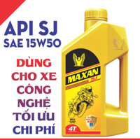 Nhớt Xe Máy Số Xe Công Nghệ Maxan SJ 15W50. Tối Ưu Chi Phí, Tiết Kiệm Tối Đa