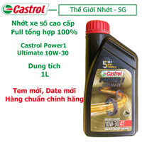 Nhớt xe số 5 IN 1 CASTROL POWER1 ULTIMATE 10W30 Tổng Hợp 100% 1L