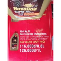 Nhớt xe số Caltex semi-synthetic 10w-40 1L / dầu nhớt xe yamaha