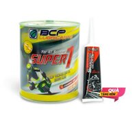 Nhớt xe tay ga BCP Super1 10W40, Lon 800mL - Tặng Nhớt hộp số BCP 80W90, GL5 120mL - Hàng nhập khẩu Thái Lan 100