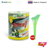 Nhớt Xe Tay Ga BCP Thái Lan 10W40 Lon 800mL Tặng Phễu Thay Nhớt/Đánh Bóng Xe Máy/Mỡ Bò