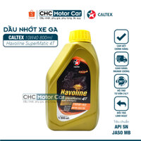 Nhớt xe tay ga CALTEX 800ml SEMI Synthetic Havoline Super Matic 4T